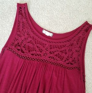 💓S O L D 💓Maroon Tank Top